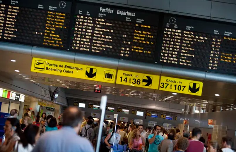 Com o apagão, o Aeroporto de Lisboa ficou um sarilho do caraças, deixando milhares à deriva