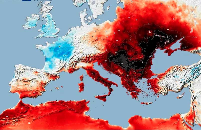 Europa Arde em Calor: É o Continente Mais Afetado Pelo Aquecimento Global